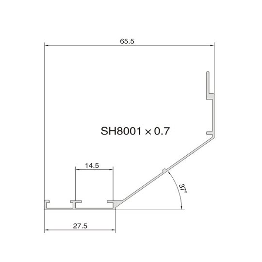 SH8001 AIR DIFFUSER PROFILE