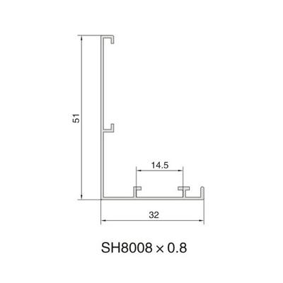 SH8008 AIR DIFFUSER PROFILE