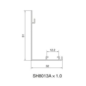 SH8013A AIR DIFFUSER PROFILE