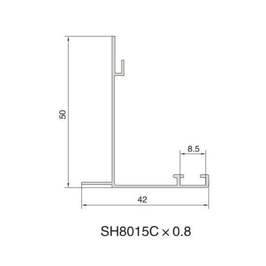 SH8015C AIR DIFFUSER PROFILE